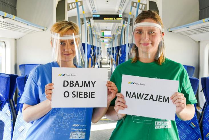 Koleje Śląskie produkują przyłbice dla szpitali Koleje Śląskie produkują przyłbice dla szpitali