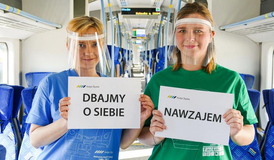 Koleje Śląskie produkują przyłbice dla szpitali Koleje Śląskie produkują przyłbice dla szpitali