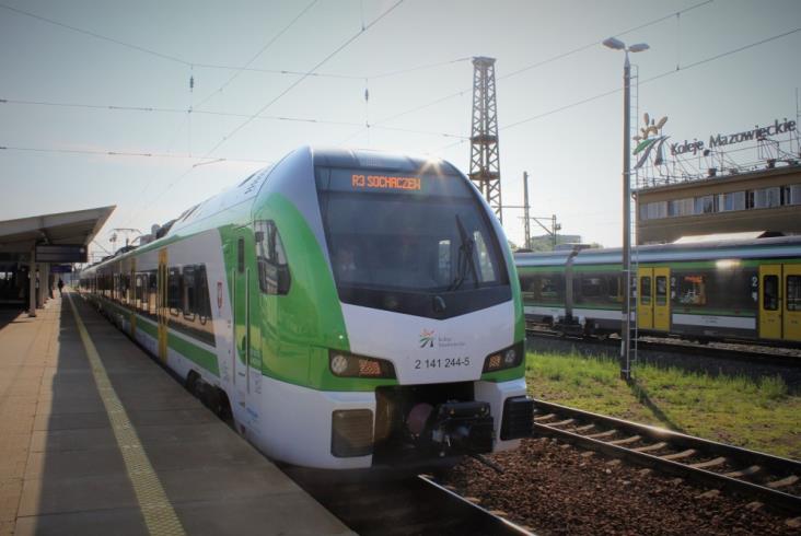 KM: Nowy Flirt po raz pierwszy na trasie Sochaczew – Józefów KM: Nowy Flirt po raz pierwszy na trasie Sochaczew – Józefów