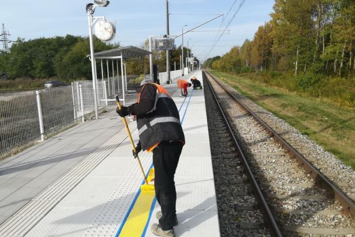 Budowa przystanków Łódź Radogoszcz Wschód i Łódź Warszawska na finiszu Budowa przystanków Łódź Radogoszcz Wschód i Łódź Warszawska na finiszu