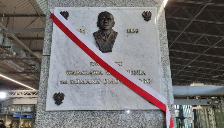 Roman Dmowski patronem dworca Warszawa Wschodnia