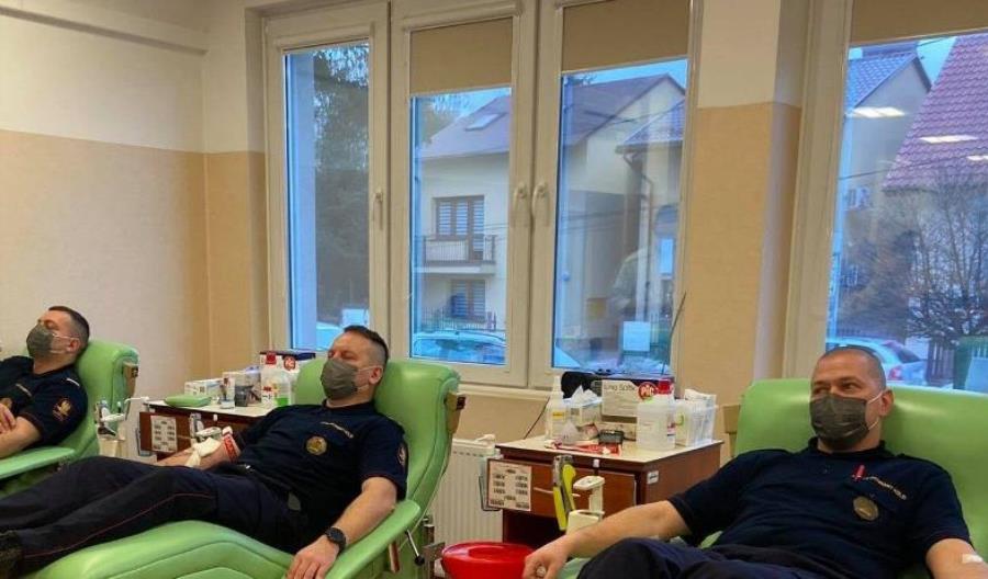 Funkcjonariusze SOK oddali osocze i krew Funkcjonariusze SOK oddali osocze i krew
