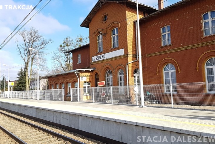 Szczecińska Kolej Metropolitalna: Nowe perony w Gryfinie i Daleszewie [zdjęcia]