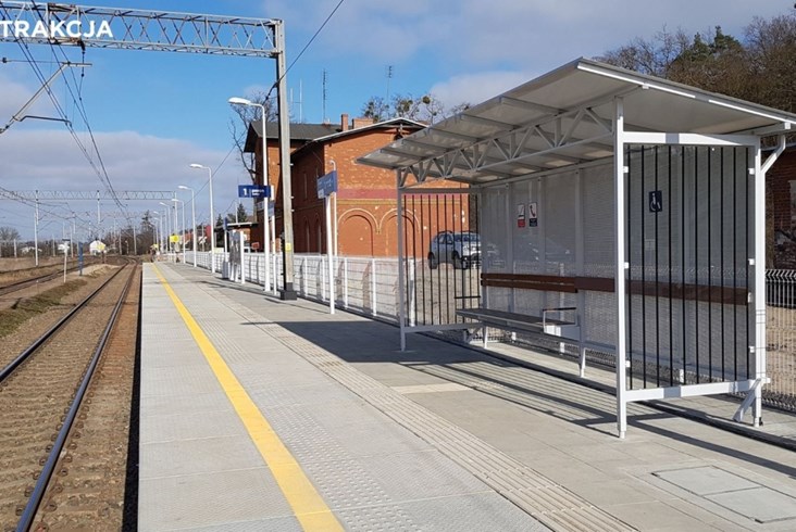 Szczecińska Kolej Metropolitalna: Nowe perony w Gryfinie i Daleszewie [zdjęcia]