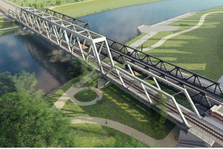 Zaczęła się budowa nowego mostu kolejowego nad Odrą w Opolu Zaczęła się budowa nowego mostu kolejowego nad Odrą w Opolu