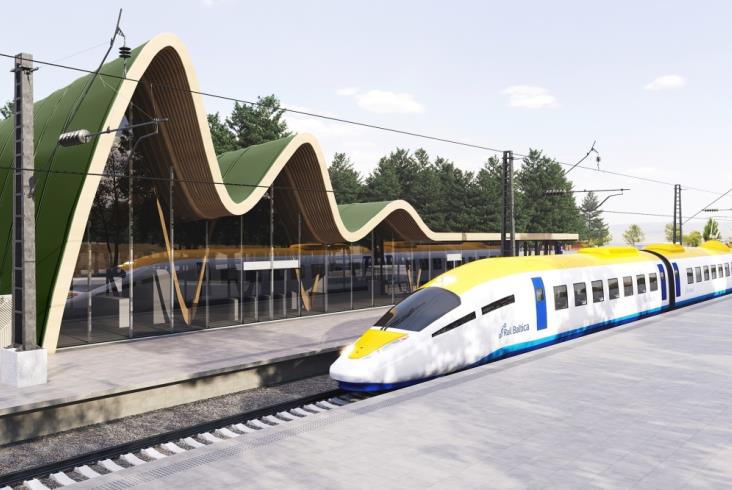 Rail Baltica prezentuje projekt koncepcyjny pociągu KDP. Dla promocji Rail Baltica prezentuje projekt koncepcyjny pociągu KDP. Dla promocji