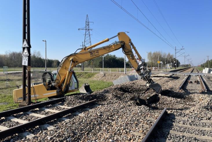 Trwają prace na linii nr 68 Przeworsk – Stalowa Wola Trwają prace na linii nr 68 Przeworsk – Stalowa Wola
