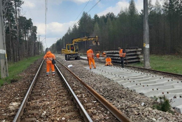 Trwają prace na linii nr 68 Przeworsk – Stalowa Wola