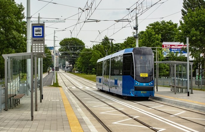 Wrocław: Fragment nowej trasy tramwajowej otwarty - Rynek Kolejowy
