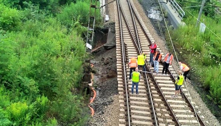 Na uszkodzoną linię 140 do Rybnika pociągi wrócą 30 lipca
