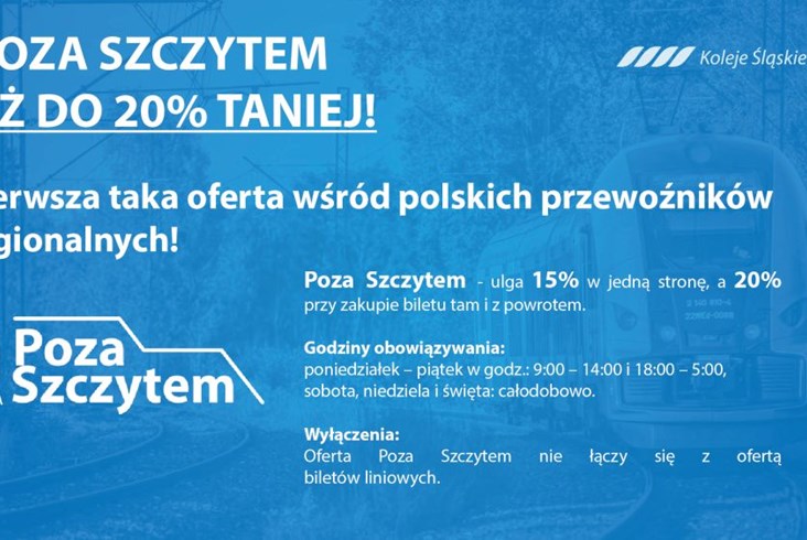 Nowe oferty biletowe Kolei Śląskich. Jest integracja z ZTM