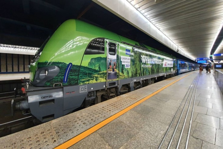 Transeuropejski pociąg CEE dojechał na Trako [nowe zdjęcia] [film]