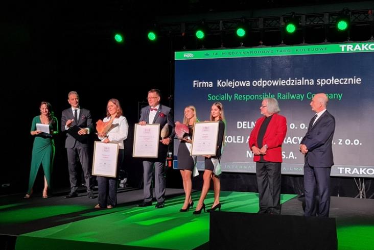 Nagrody Firma Kolejowa Odpowiedzialna Społecznie rozdane Nagrody Firma Kolejowa Odpowiedzialna Społecznie rozdane
