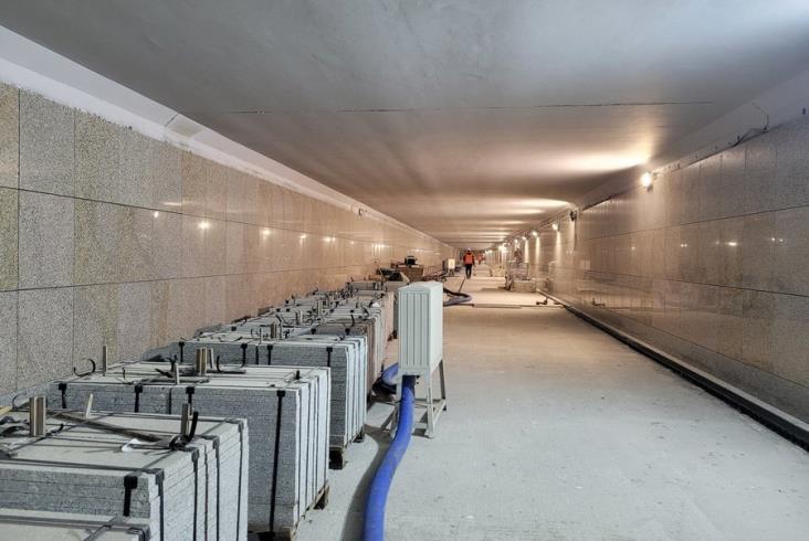 Nowy peron i przejście podziemne na stacji Poznań Główny gotowe w 80% Nowy peron i przejście podziemne na stacji Poznań Główny gotowe w 80%