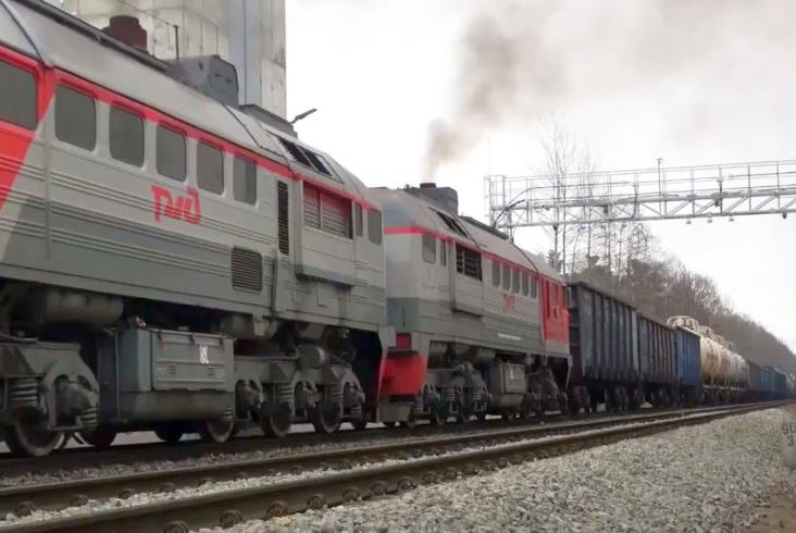 Remont torów wcale nie wstrzymał ruchu pociągów z Rosji. Jeszcze