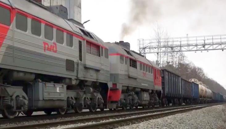 Remont torów wcale nie wstrzymał ruchu pociągów z Rosji. Jeszcze