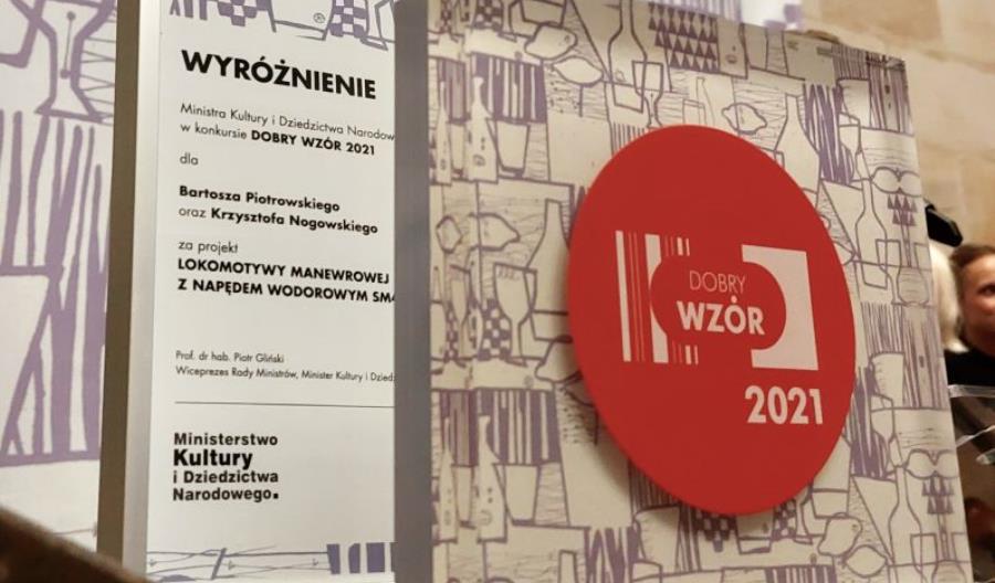 Nagroda Dobry Wzór 2021 dla lokomotywy wodorowej Pesy