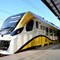 Promocyjny pociąg Dolnośląskich Kolei Aglomeracyjnych dojechał do Jelcza [zdjęcia]