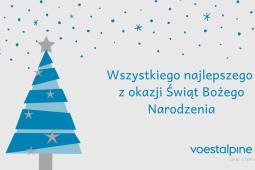 Życzenia świąteczno-noworoczne od grupy voestalpine w Polsce