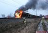 Ciężarówka wjechała pod pociąg DB Cargo pod Trzemesznem [zdjęcia, film]