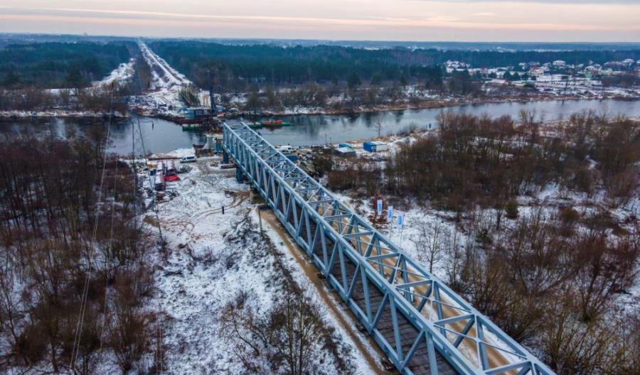 Nowy most nad Narwią i nowy termin oddania linii Ostrołęka - Chorzele [aktualizacja]