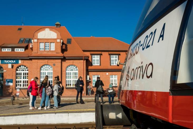 Wróciły pociągi na linię Szlachta – Wierzchucin [zdjęcia]
