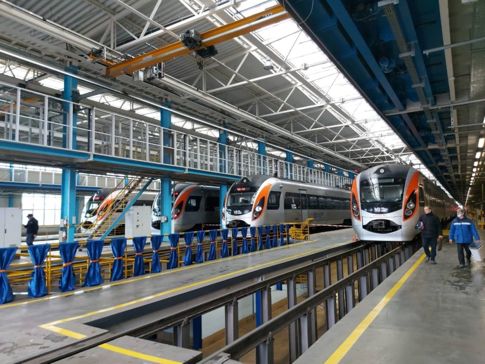 Wojenne naprawy ukraińskich zespołów trakcyjnych Hyundai Rotem