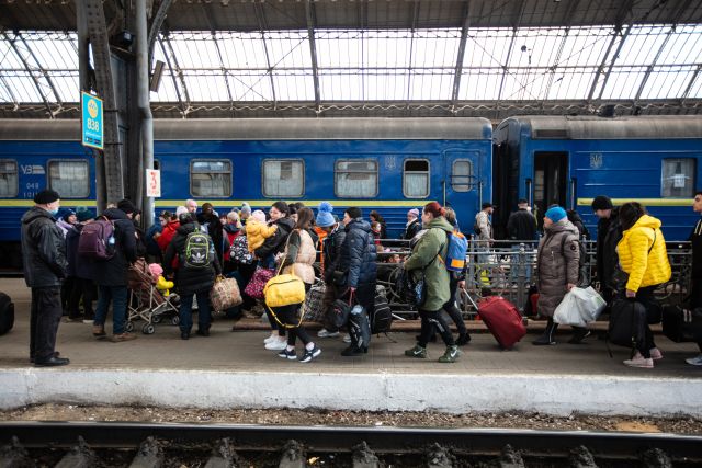 Wielka rola kolei w transporcie uchodźców z Ukrainy 