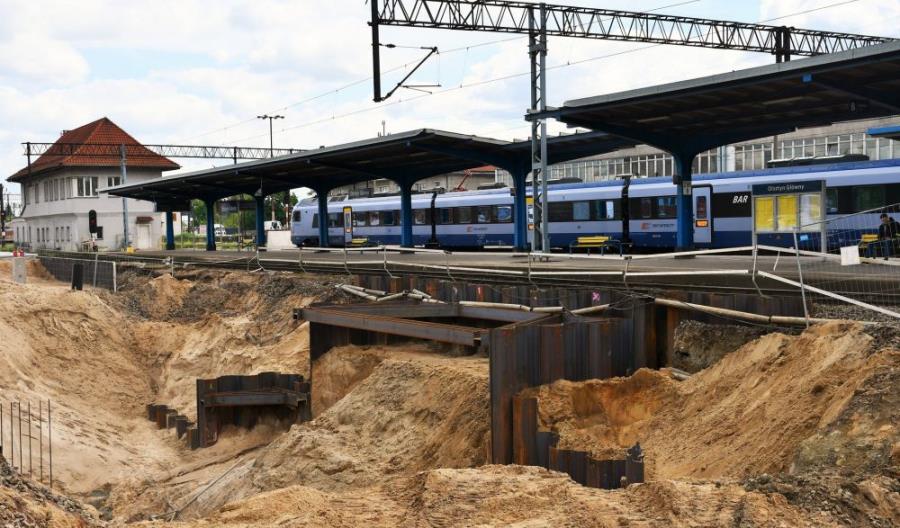 Postępują prace na stacji Olsztyn Główny [zdjęcia]