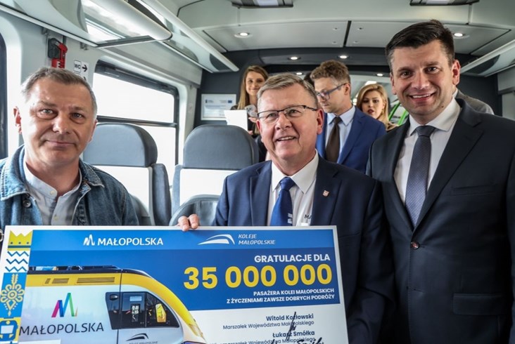 35-milionowy pasażer Kolei Małopolskich