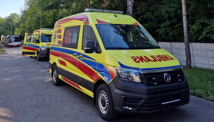 Track Tec kupił dwie karetki dla Szpitala Klinicznego we Lwowie