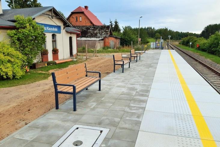 14 milionów na nowe perony między Chojnicami a Kościerzyną. Dla dwóch pociągów dziennie