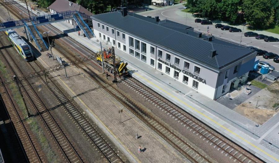 Postępują prace na linii Ostrołęka – Chorzele [zdjęcia]