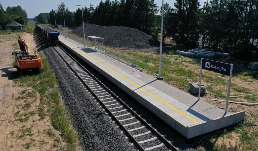 Postępują prace na linii Ostrołęka – Chorzele [zdjęcia]