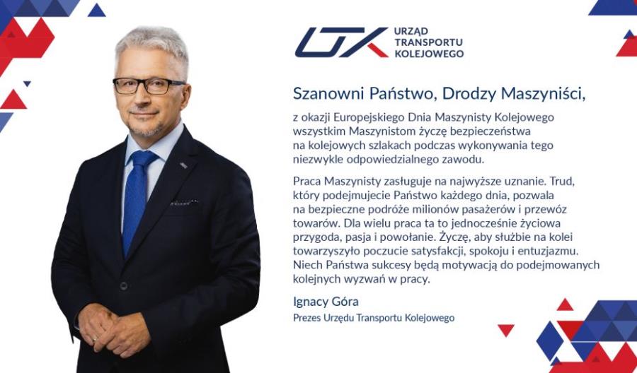 Dziś Dzień Maszynisty. UTK składa życzenia i przygotowuje rynek na zmiany 