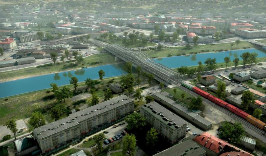 Nowy most kolejowy w Przemyślu nawiąże do historycznych konstrukcji [wizualizacja]
