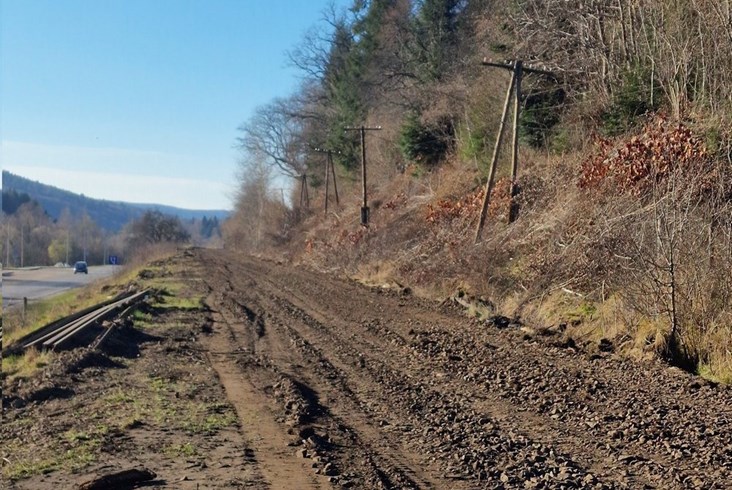 Koleje Ukraińskie kładą nowy tor od Chyrowa do polskiej granicy [zdjęcia]