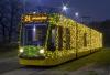Świąteczny tramwaj wyjeżdża na poznańskie ulice