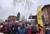 Chocianów. Pierwszy pociąg po 22 latach wjechał na stację 
