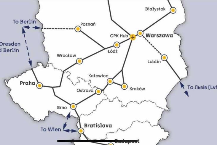 Nowy raport. Nawet 100 mln pasażerów KDP w regionie Trójmorza Nowy raport. Nawet 100 mln pasażerów KDP w regionie Trójmorza