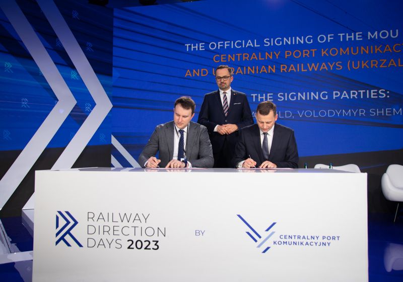 Porozumienie CPK i Kolei Ukraińskich. Celem KDP z Polski do Lwowa i Kijowa