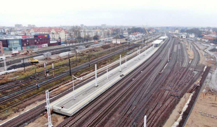 Trwa przebudowa stacji w Ełku