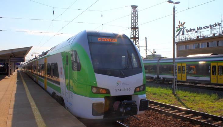 Koleje Mazowieckie przewiozły 59 mln pasażerów