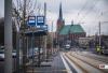 Szczecin z nowym przystankiem tramwajowym na trasie na Prawobrzeże
