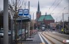 Szczecin z nowym przystankiem tramwajowym na trasie na Prawobrzeże