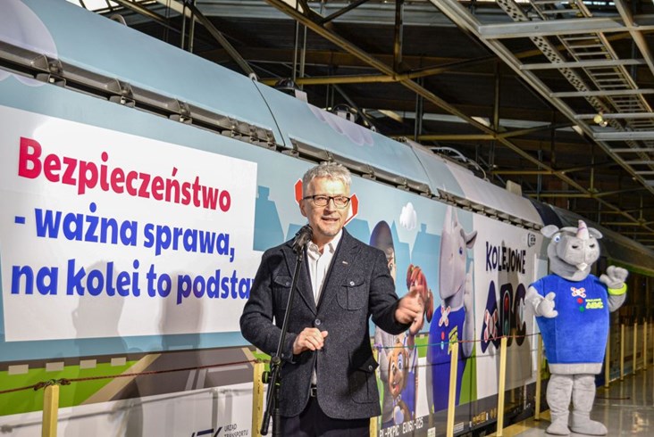 Nosorożec Rogatek na lokomotywie Griffin [zdjęcia]