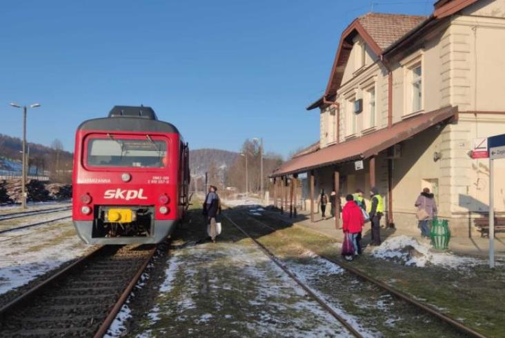 Ustrzyki Dolne już z pociągami. Współpraca SKPL i Polregio [zdjęcia] 