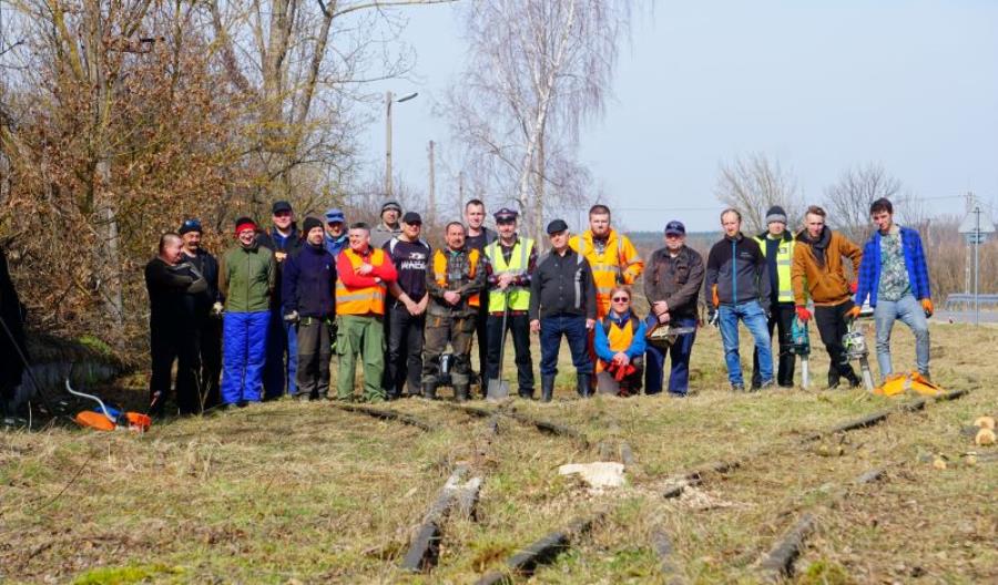 Świętokrzyska KD: Udrażnianie odcinka do Stawian
