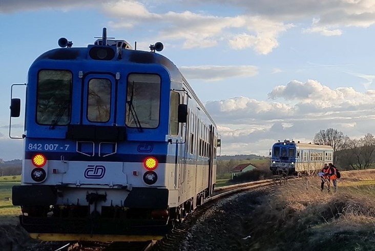 Bardzo blisko kolizji regionalnych pociągów w Czechach
