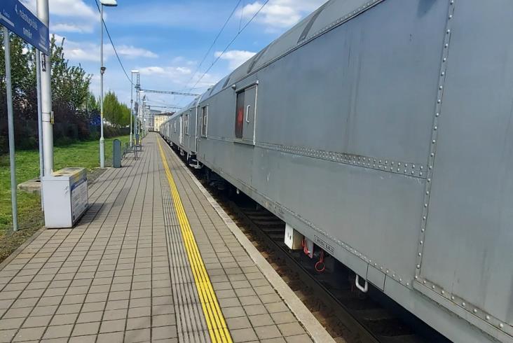 Antynarkotykowy pociąg w Czeskim Cieszynie